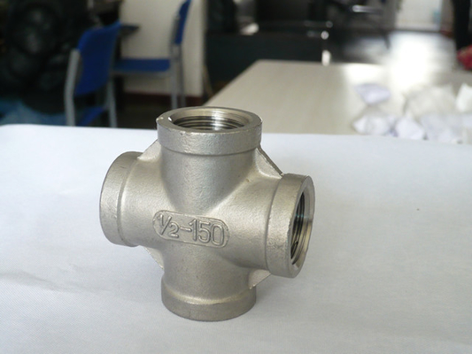 Connexion de branche croisée de soudure de tuyau de pivot du tuyau d'acier 304 inoxydable