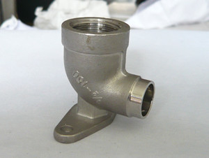 Coude inoxydable de tuyau d'acier du programme 40 1 pouce connecteur de coude de 90 degrés
