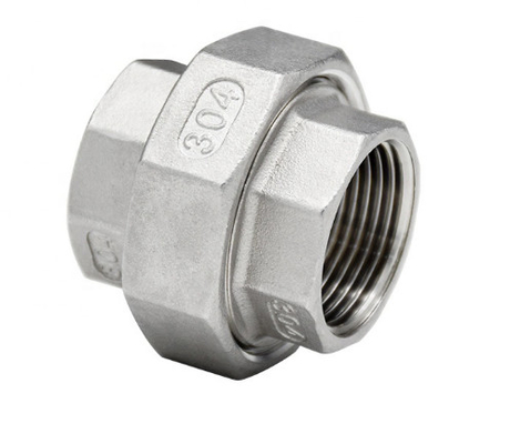 Mamelon fileté femelle inoxydable de moulage de joint des syndicats du tuyau d'acier 304