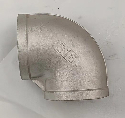 Coude inoxydable Astm A 403 de tuyau d'acier de wp 316L 321 1,5 pouces coude de 90 degrés