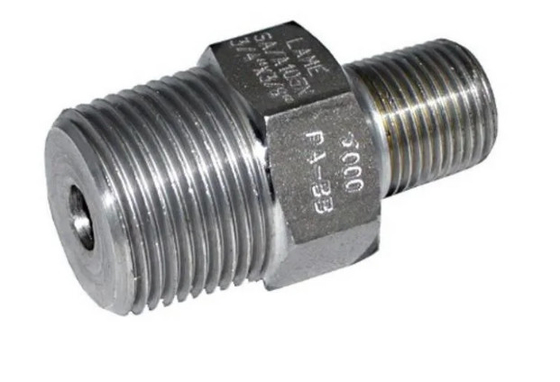 304 316L ont fileté le réducteur masculin inoxydable de mamelon de sortilège de garnitures de tuyau d'acier