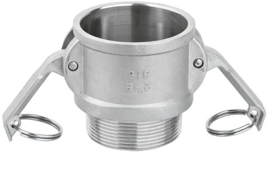 Accouplement rapide hydraulique inoxydable de connecteur de garnitures de tuyau d'acier de pétrole