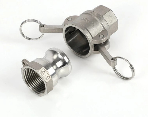 Accouplement rapide hydraulique inoxydable de connecteur de garnitures de tuyau d'acier de pétrole