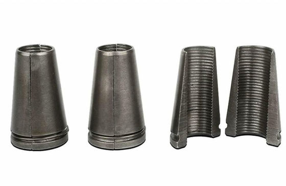 Composants d'ancrage en acier allié Résistance à la traction Post-tension Wedges pour la construction et le génie civil